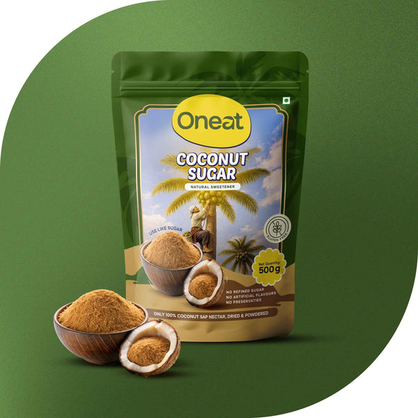 Coconut Sugar Sweetener – Natural Low GI Sweetener with Rich Caramel Notes - Oneat