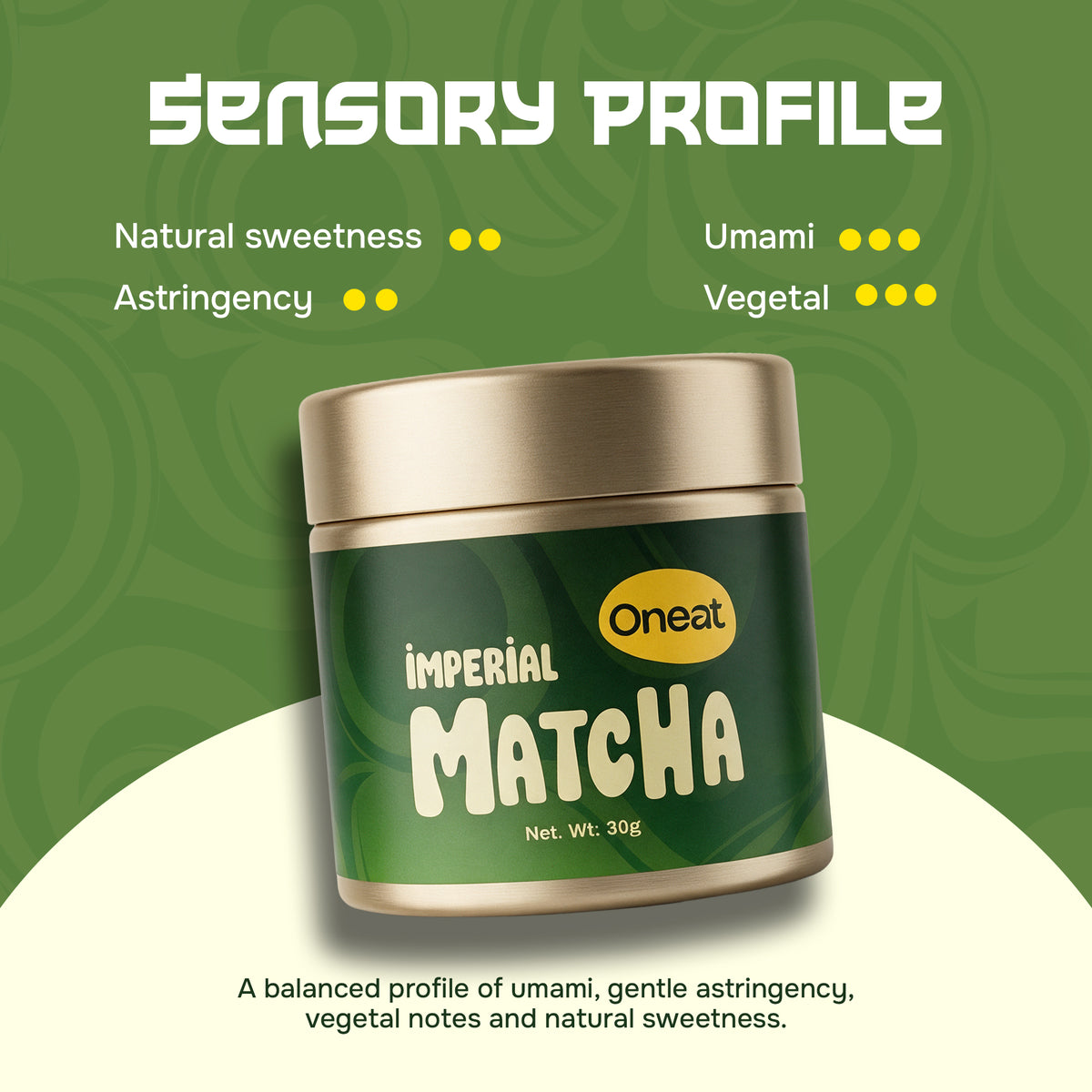 Oneat Imperial Matcha – Premium Japanese Matcha from Shizuoka, 30g